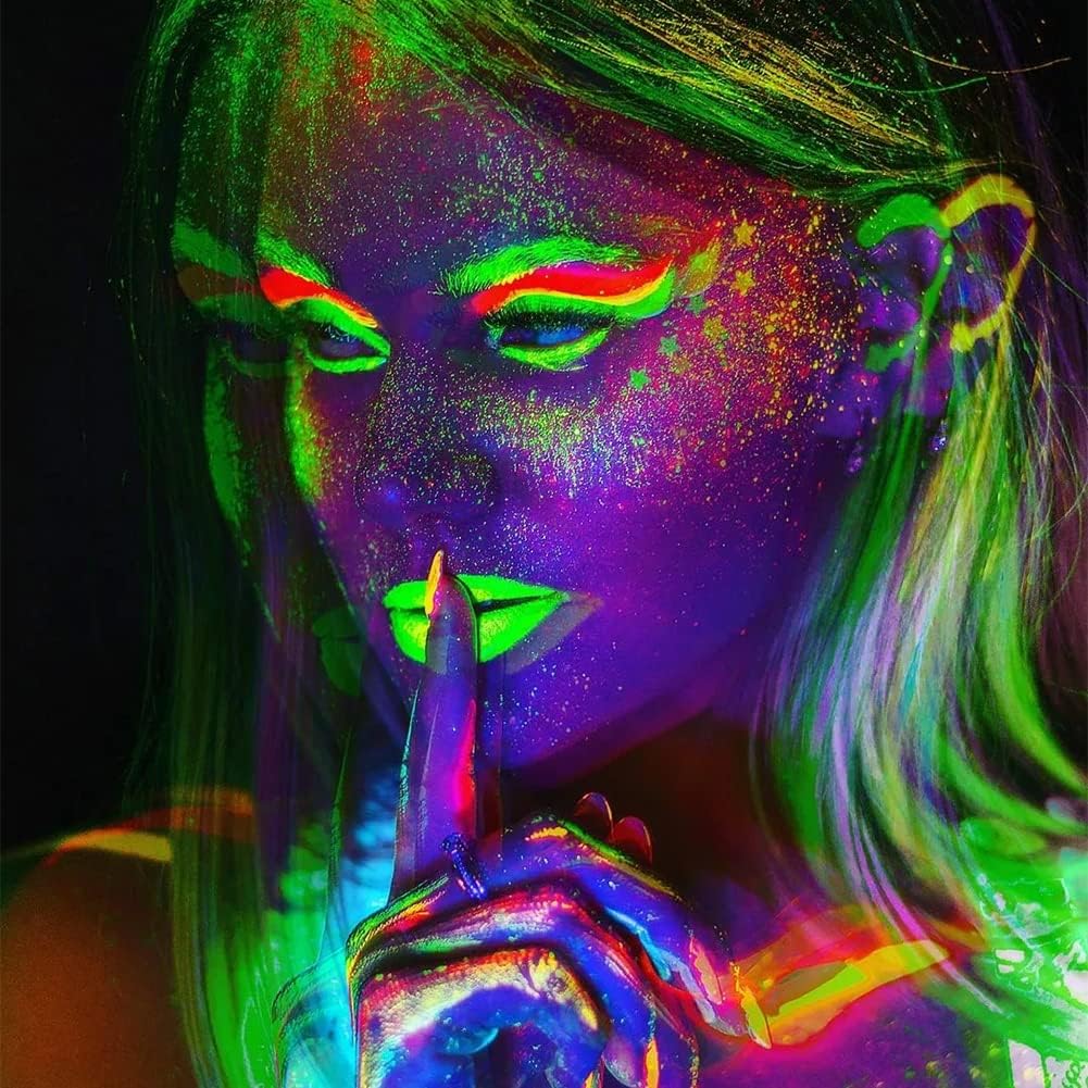 LuminousGlow - Paleta de sombras fosforescentes
