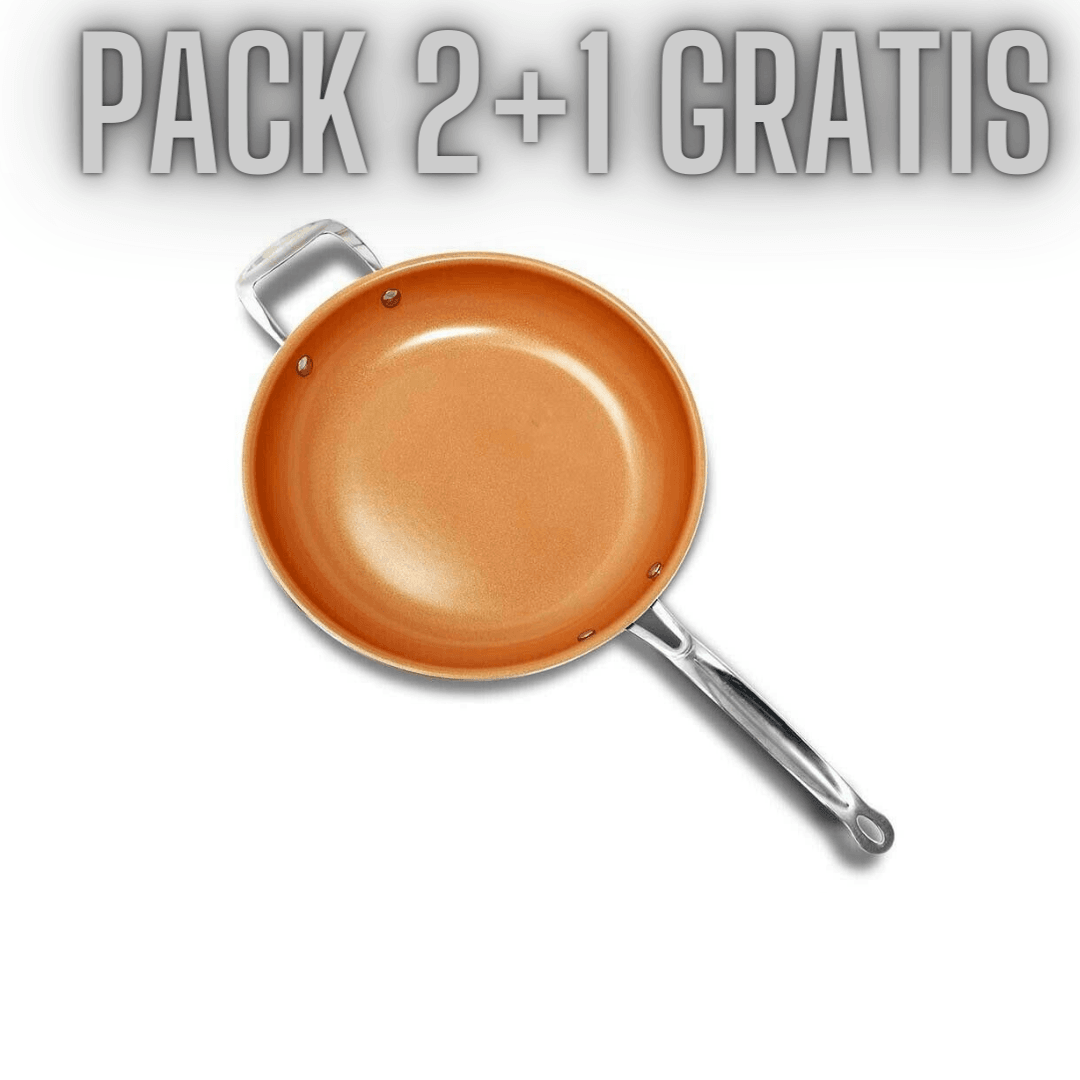 Pack Chef Pro 2 Sartenes Anti-adherente +1 GRATIS! – wolahomeshop